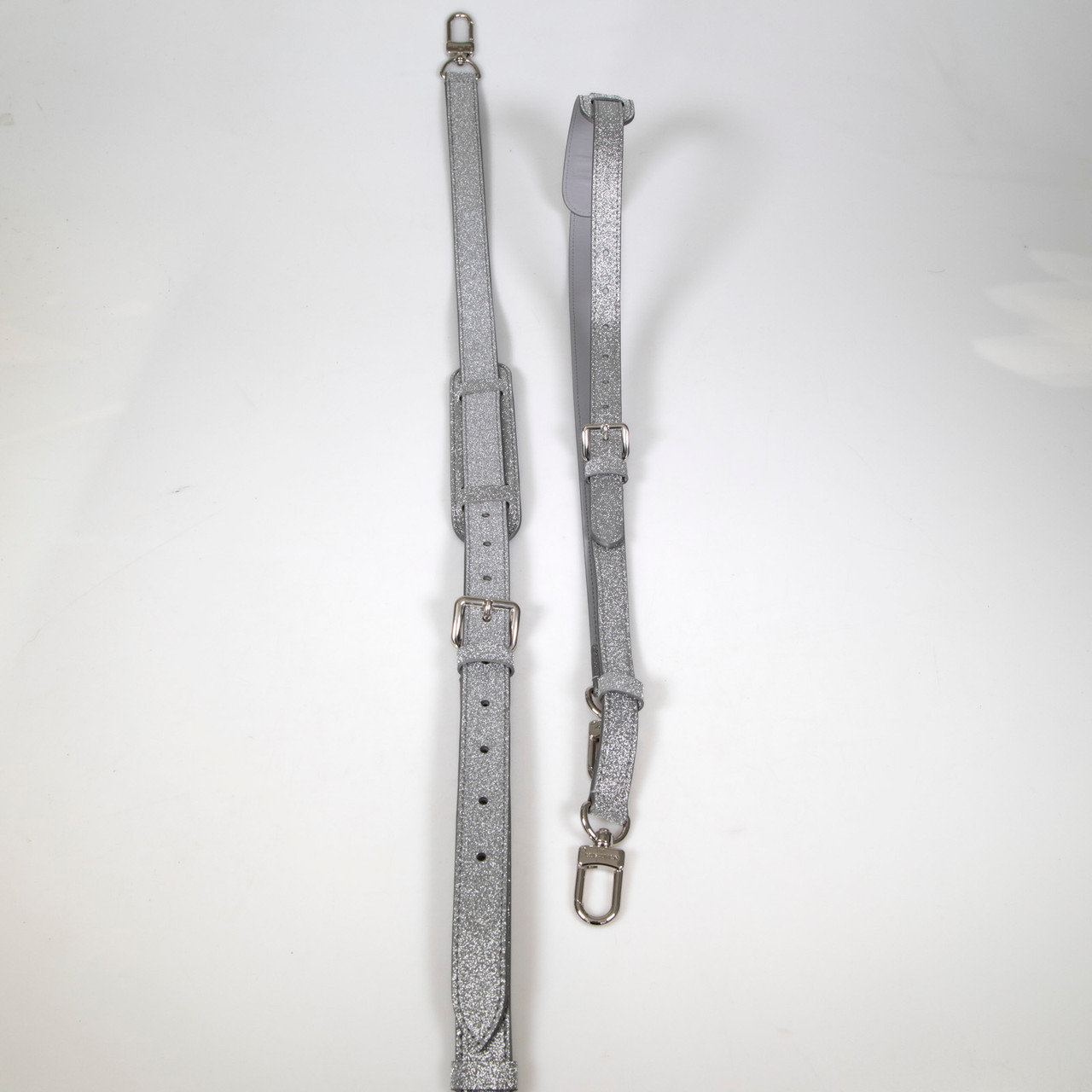 Louis Vuitton Silver Glitter Keepall Bandoulière 50