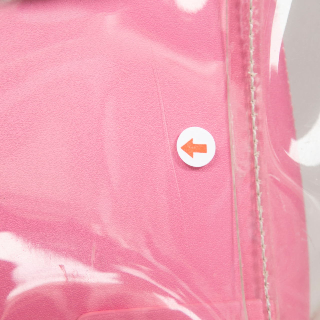 STAUD Pink Leather & PVC Mini Shirley Tote