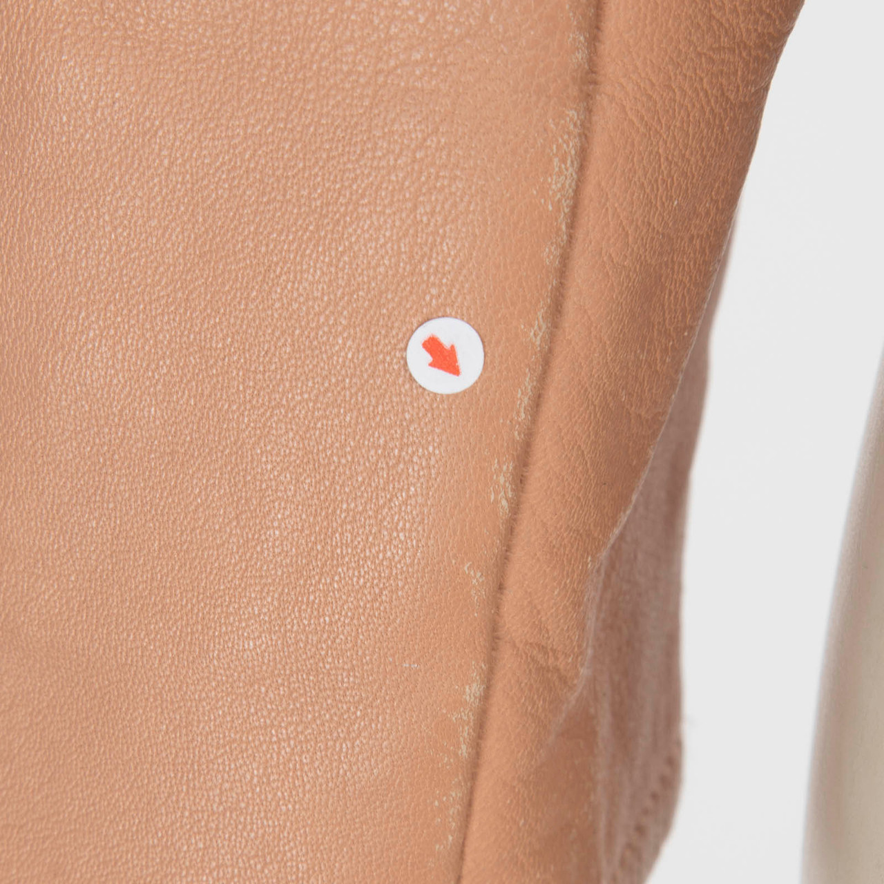 Maje Pink Leather Asymmetric Zip Biker Jacket