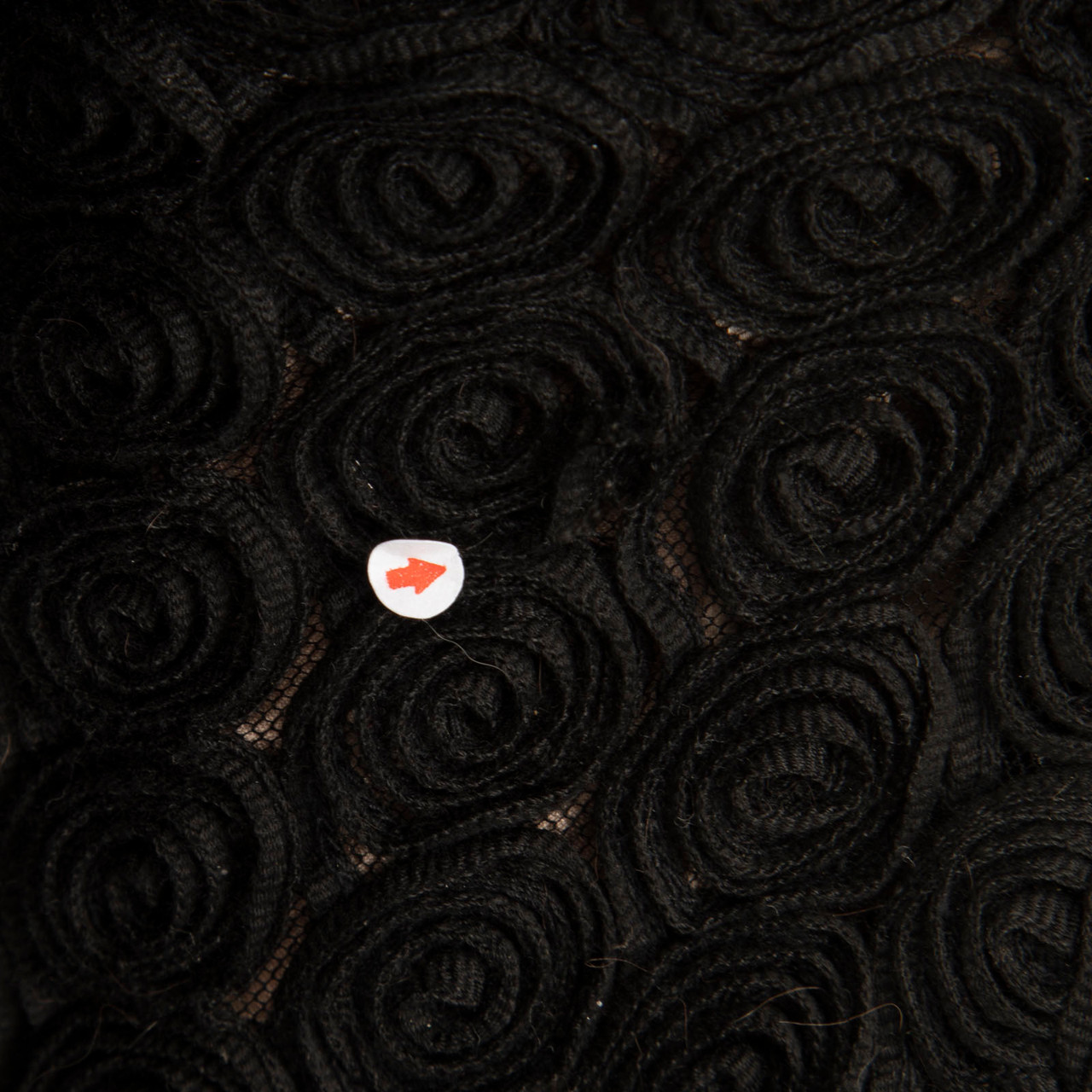 Alice + Olivia Black Rose Detail Long Jacket