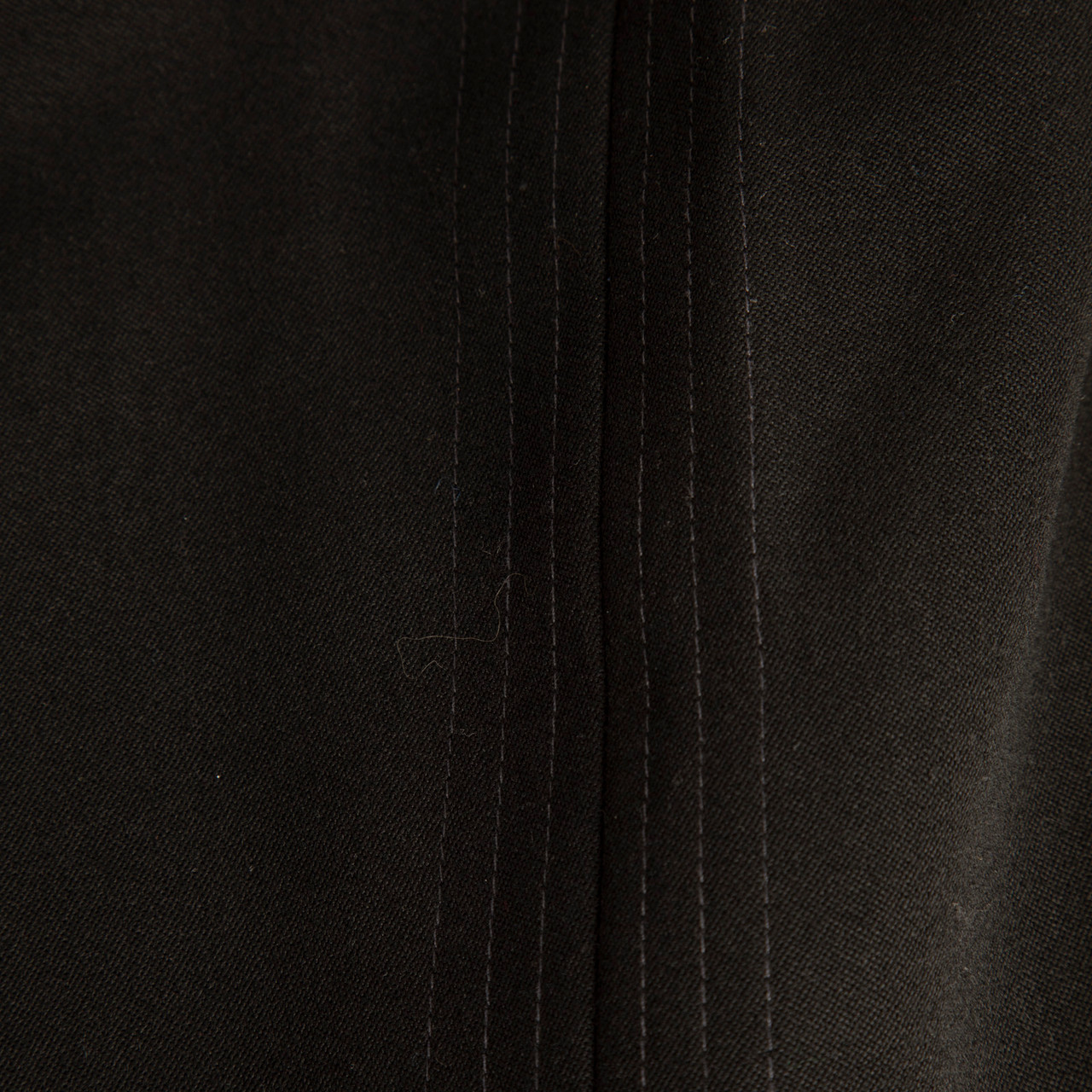 Valentino Garavani Black Side Zip Knee Length Skirt