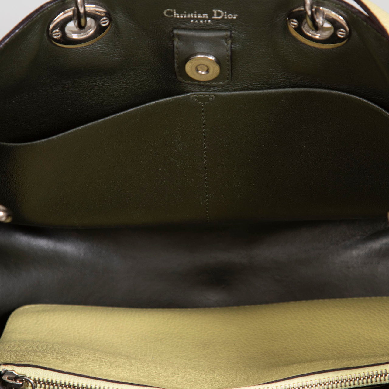 Dior 2013 Yellow Leather Diorissimo Bag