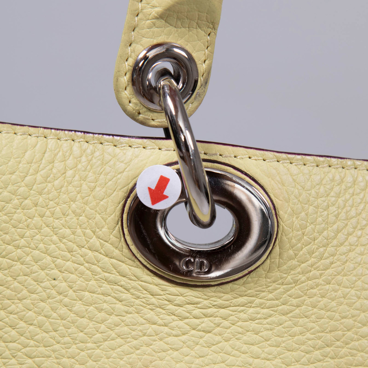 Dior 2013 Yellow Leather Diorissimo Bag