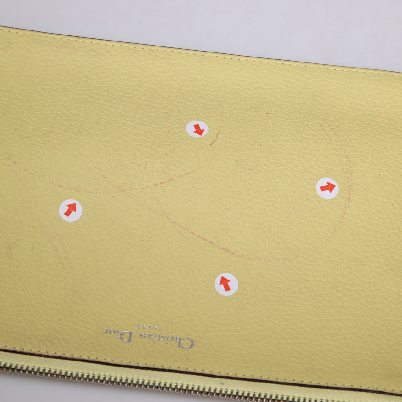 Dior 2013 Yellow Leather Diorissimo Bag