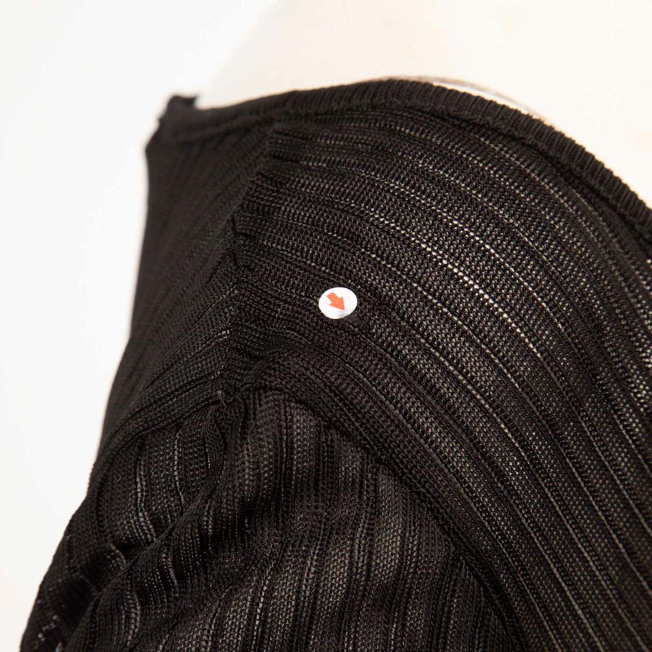 Balmain Black Sheer Stretchy Top