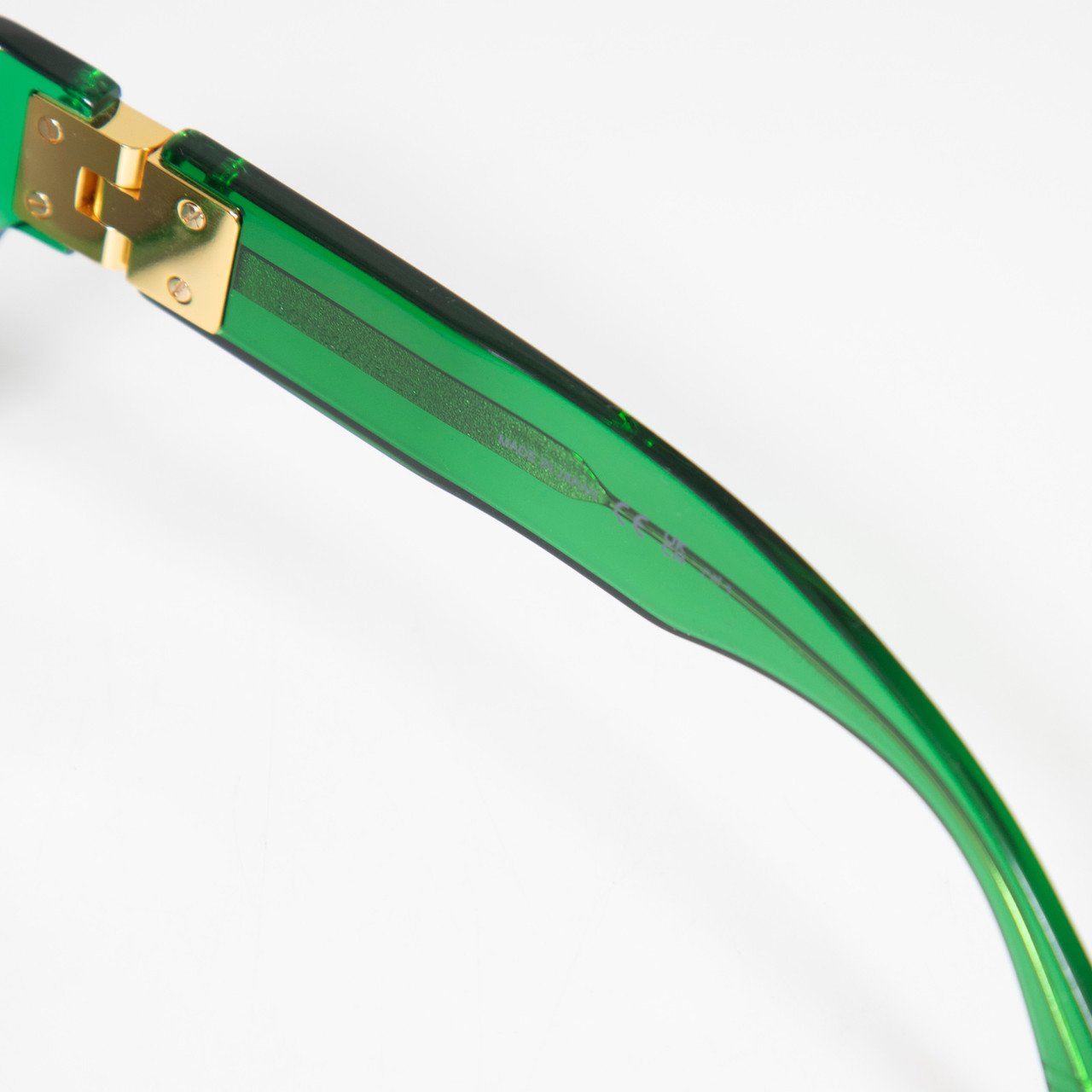 Bottega Veneta Green Cat Eye Sunglasses