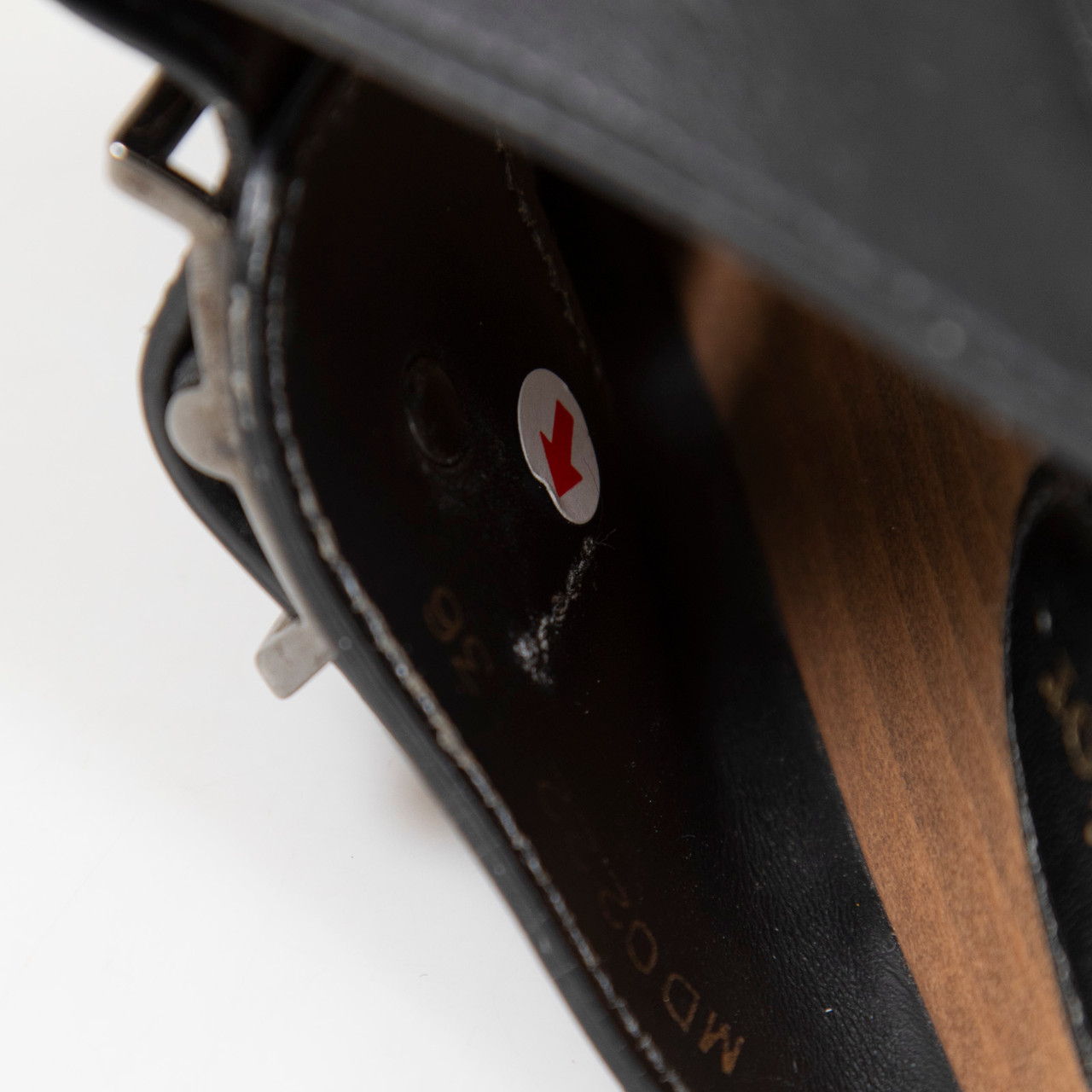 Dior Black Leather Diorquake Sandals