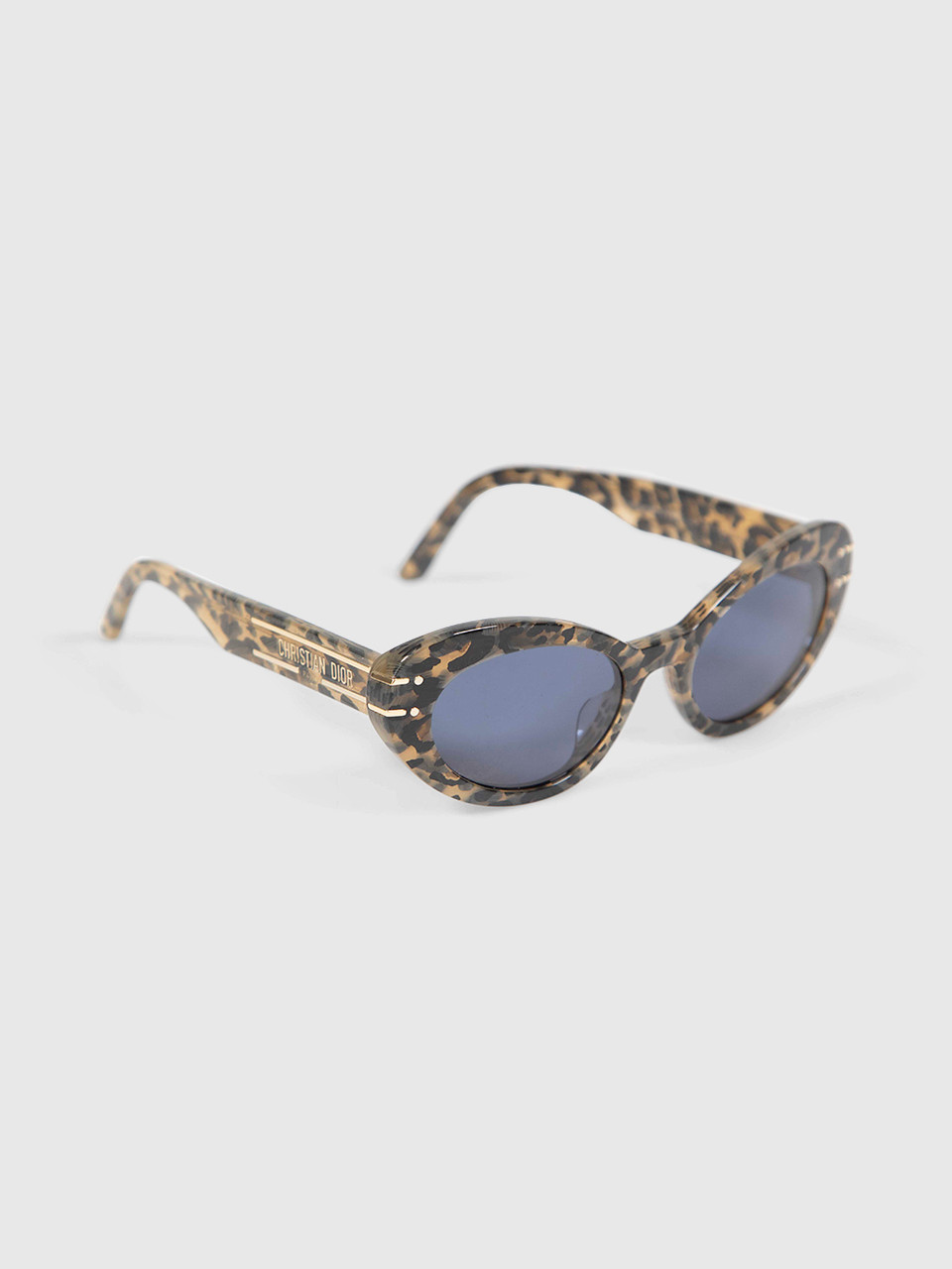 Dior Leopard Pattern Cat Eye Sunglasses