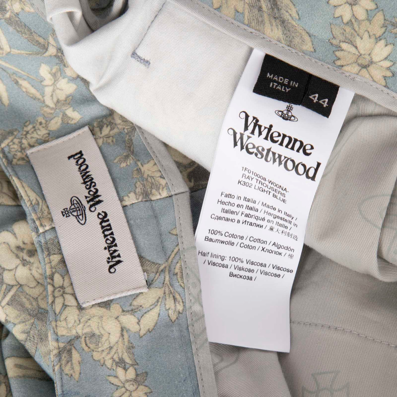 Vivienne Westwood Printed Pattern Ray Trousers