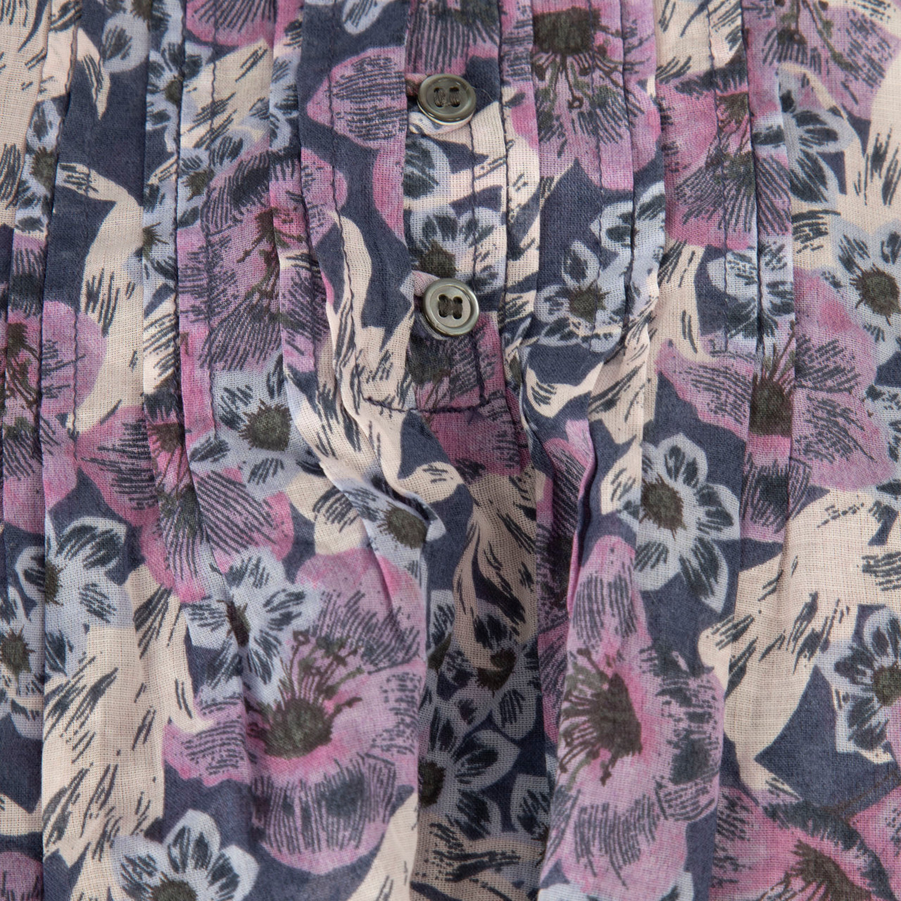 Isabel Marant Purple Floral Sleeveless Blouse