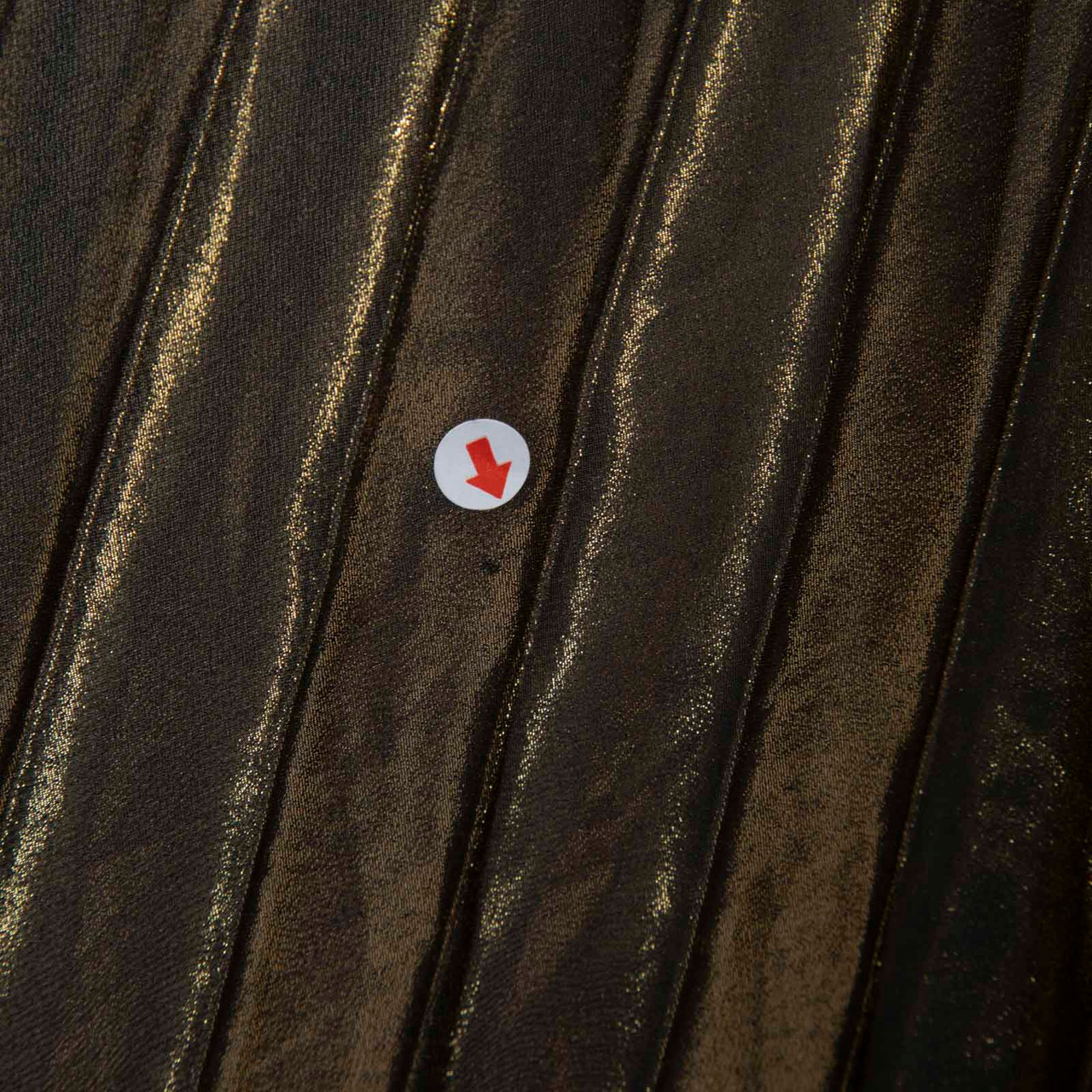 New Arrivals Gold Metallic Pleated Maxi Dress