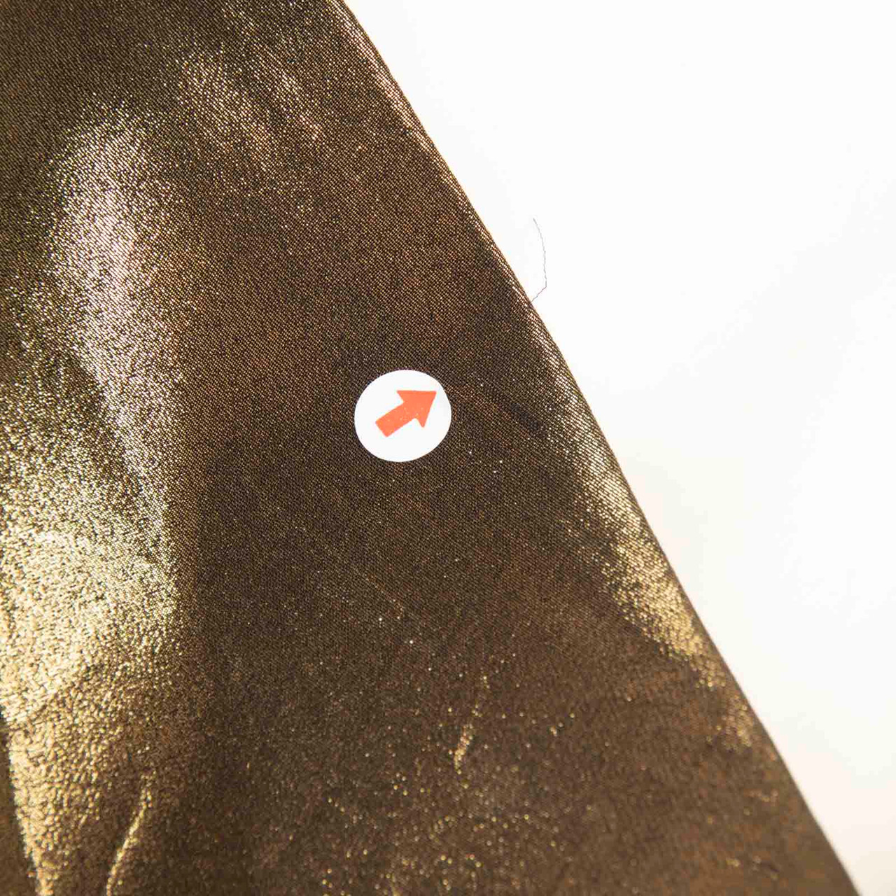 New Arrivals Gold Metallic Pleated Maxi Dress