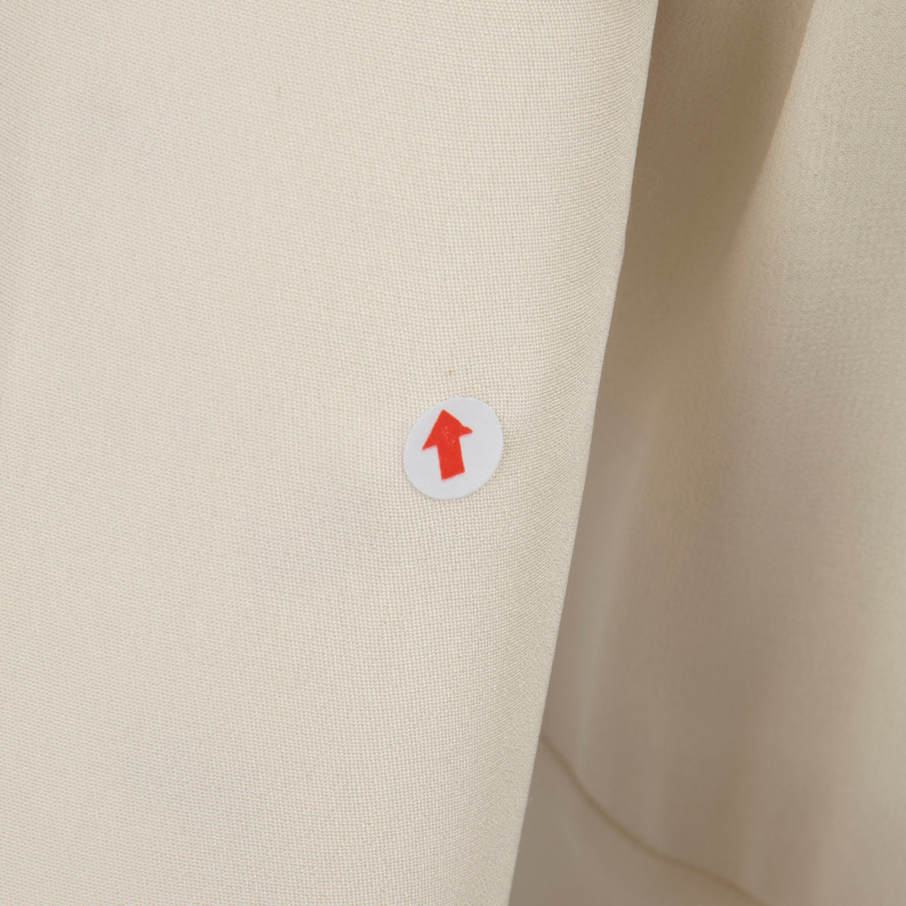 Tibi Ecru Silk Long Sleeve Midi Dress