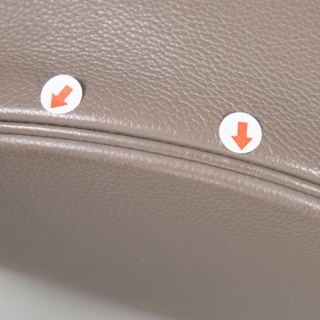 Céline Grey Supple Grained Leather Bucket 16 Bag