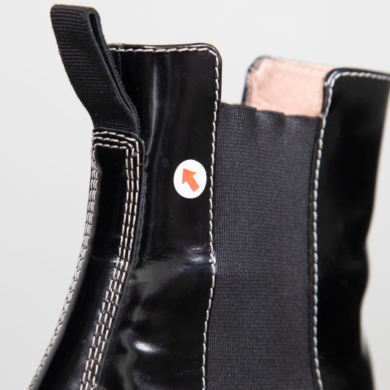 Acne Studios Black Patient Chunky Heeled Boots