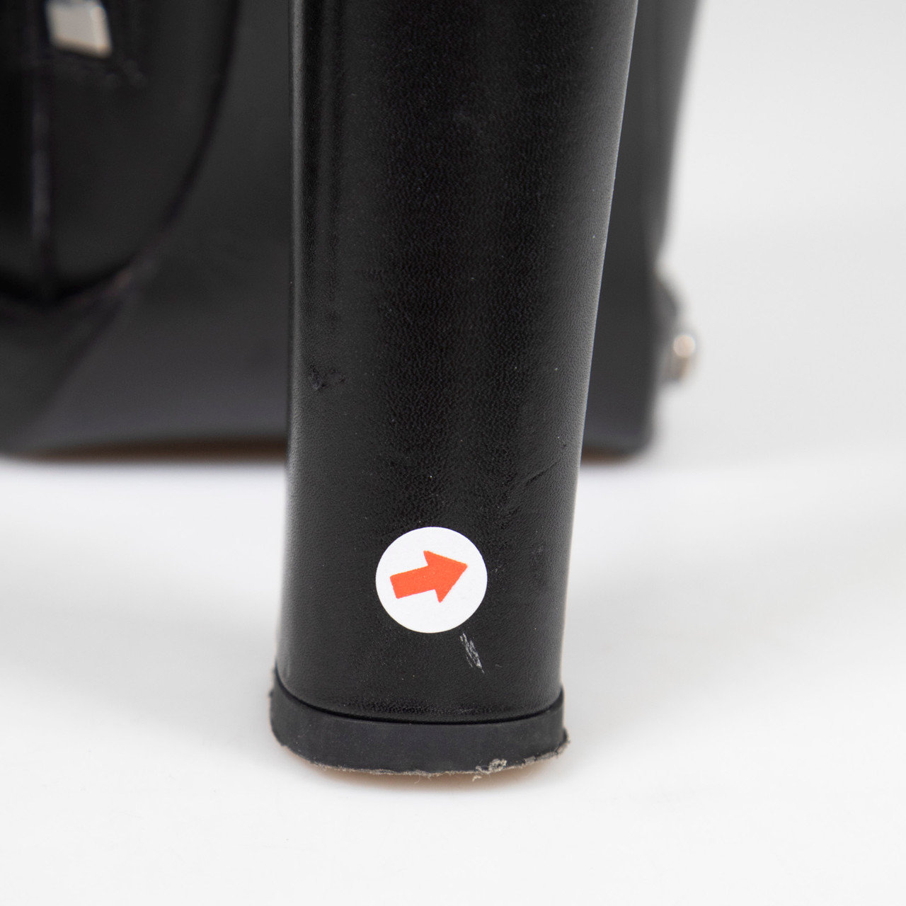 Alexander McQueen Black Leather Silver Stud Boots