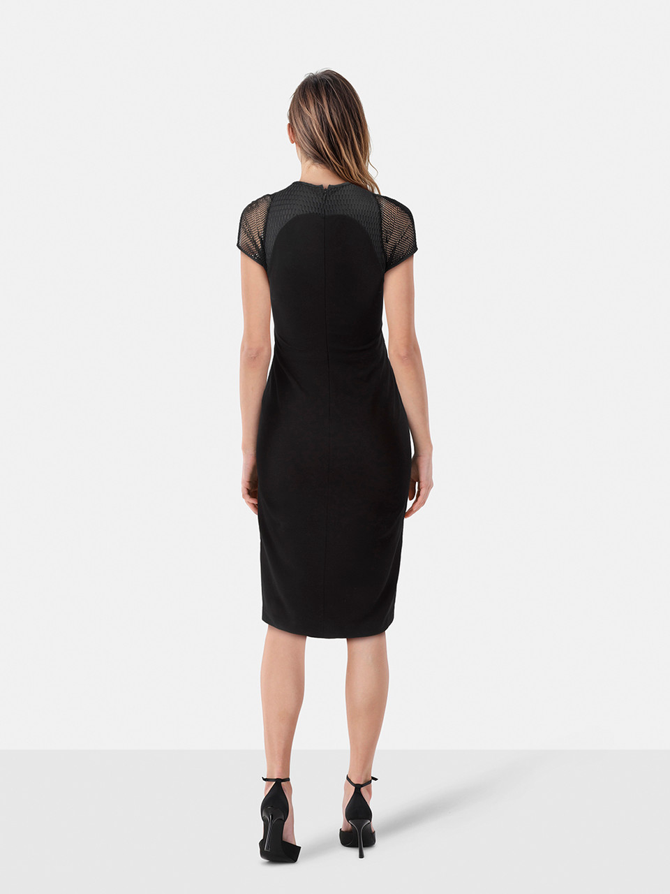 Stella McCartney Black Broderie Anglaise Dress