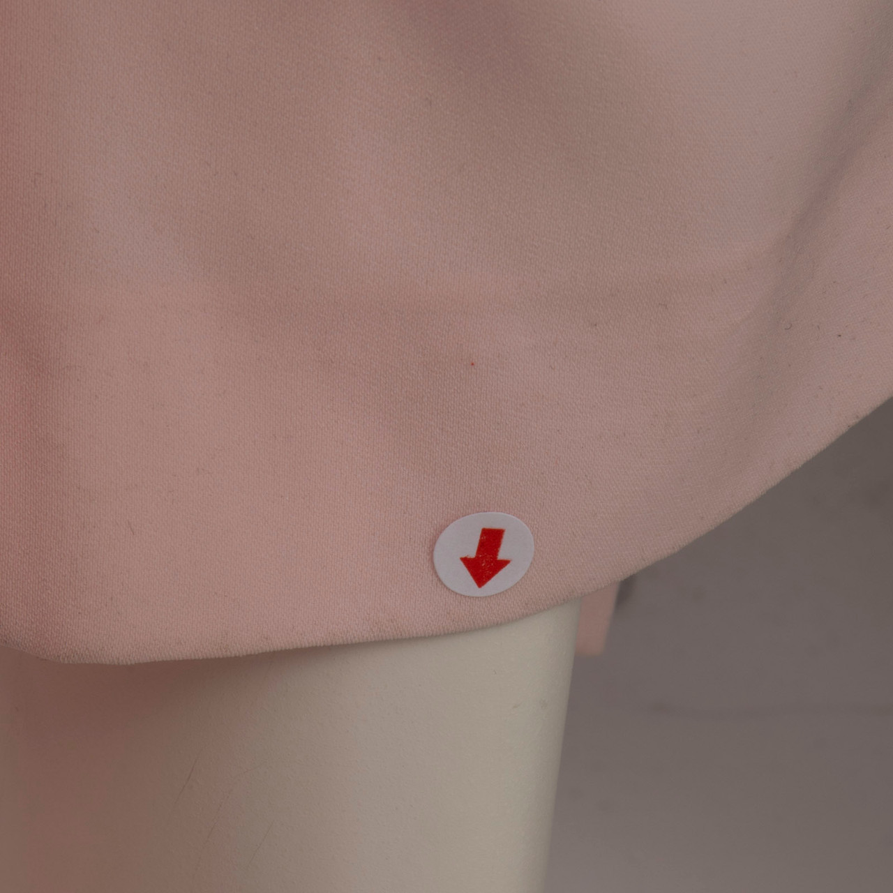 Mugler Pink Wide Leg Side Zip Trousers