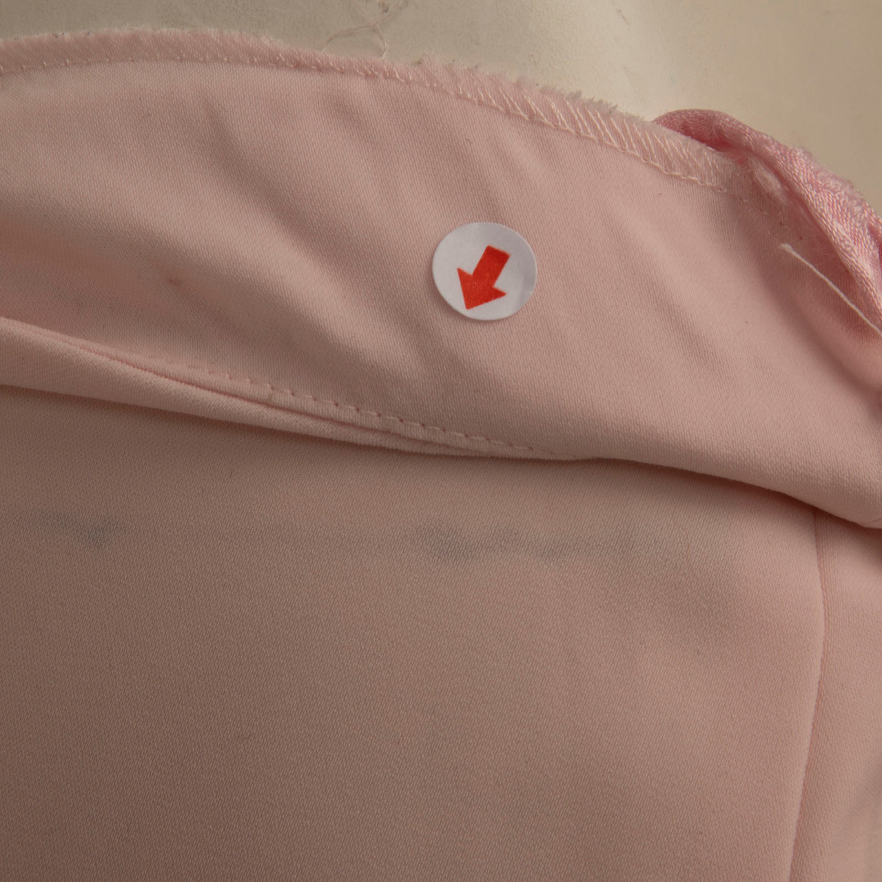 Mugler Pink Wide Leg Side Zip Trousers