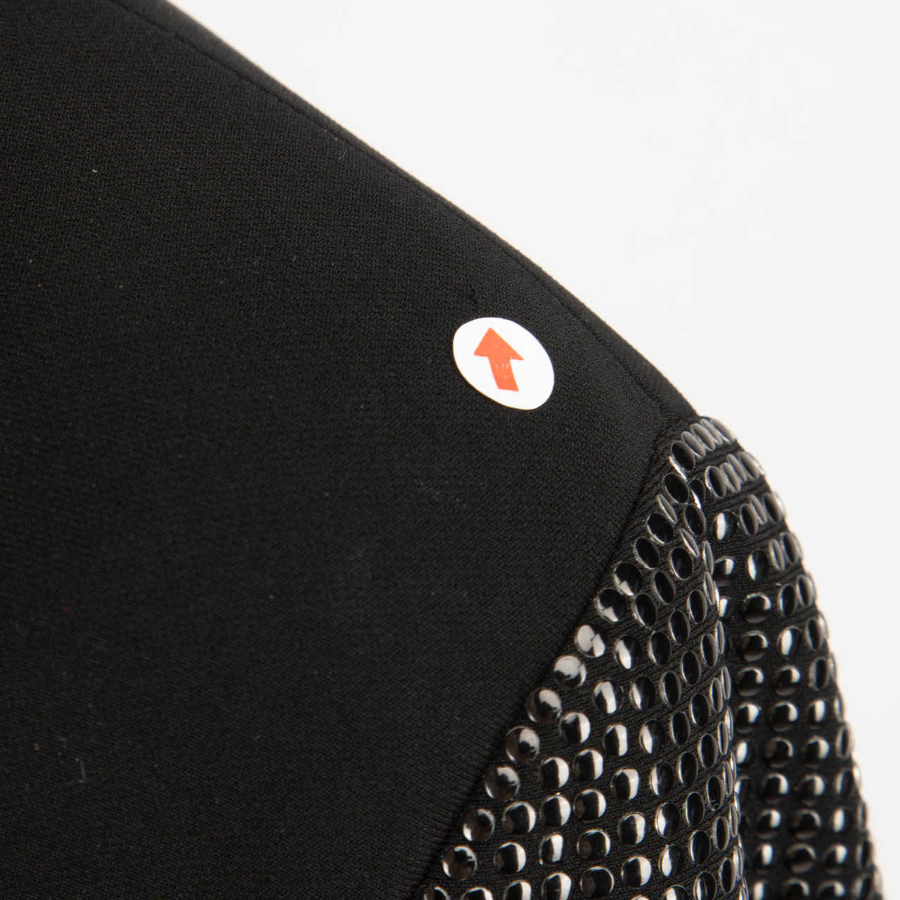 St. John Black Studded Sleeves Blazer