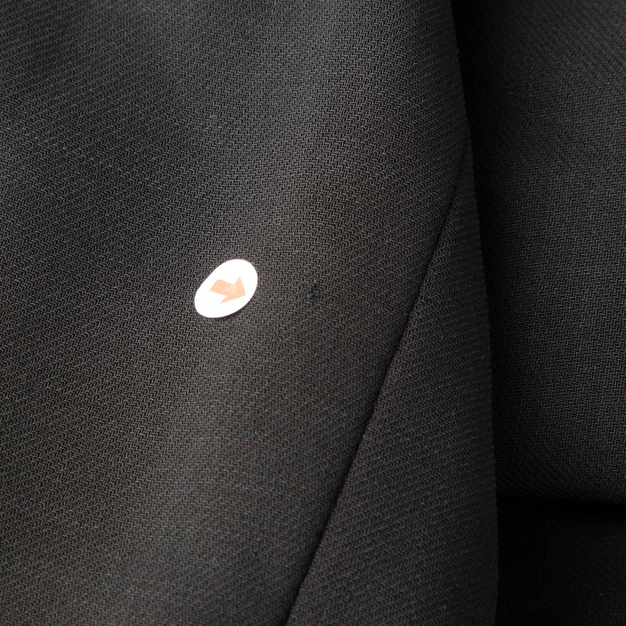 Max Mara Black Wool Knee Length A-Line Skirt