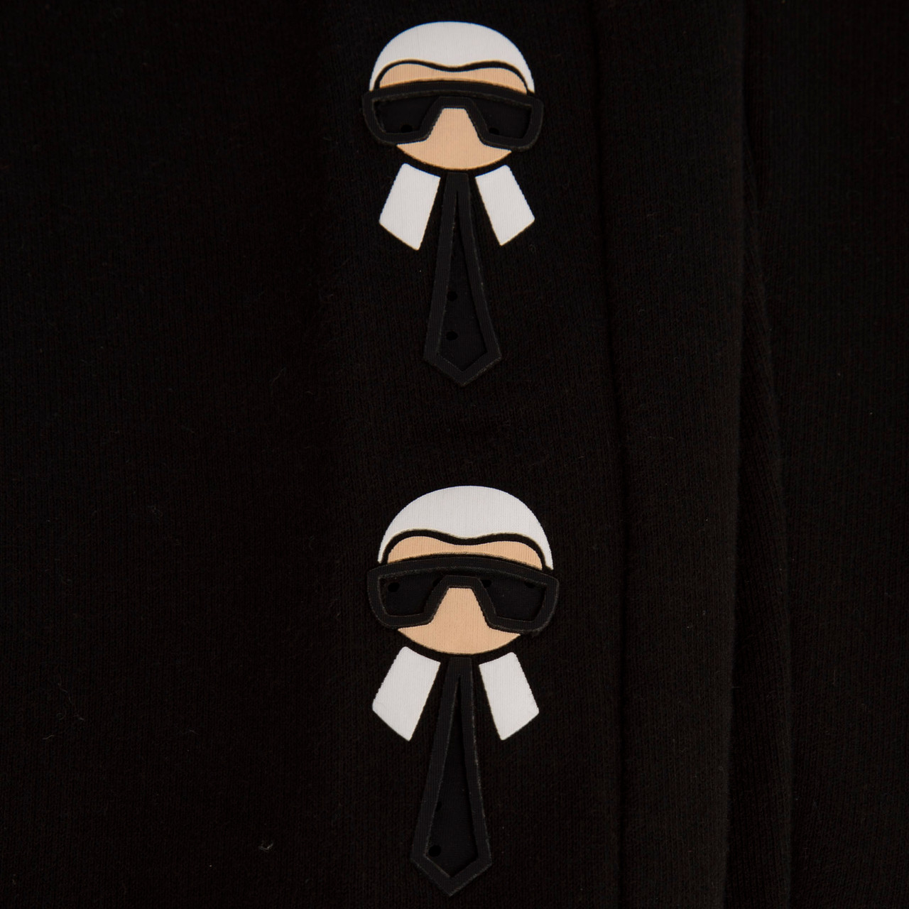 Fendi Black Graphic Print Joggers