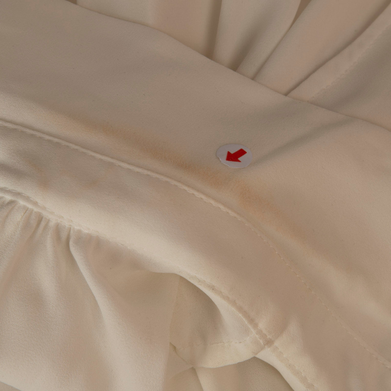 Elisabetta Franchi White Ruffle Sleeveless Blouse