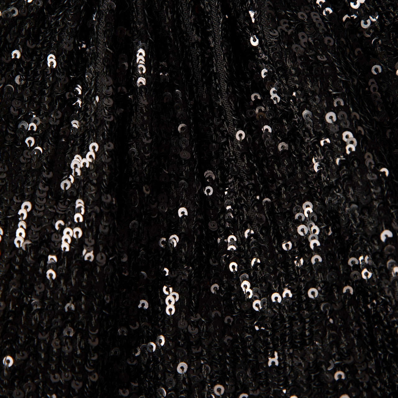 Zadig & Voltaire Black Sequinned Mock Neck Blouse