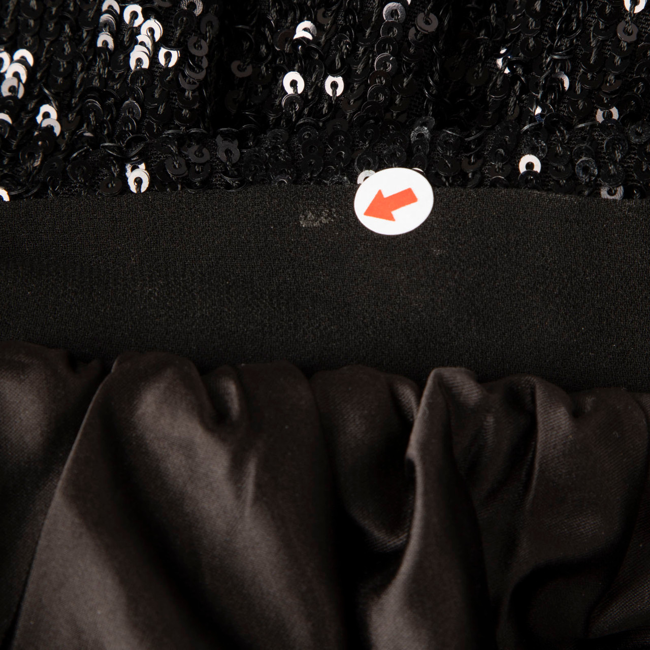 Zadig & Voltaire Black Sequinned Mock Neck Blouse