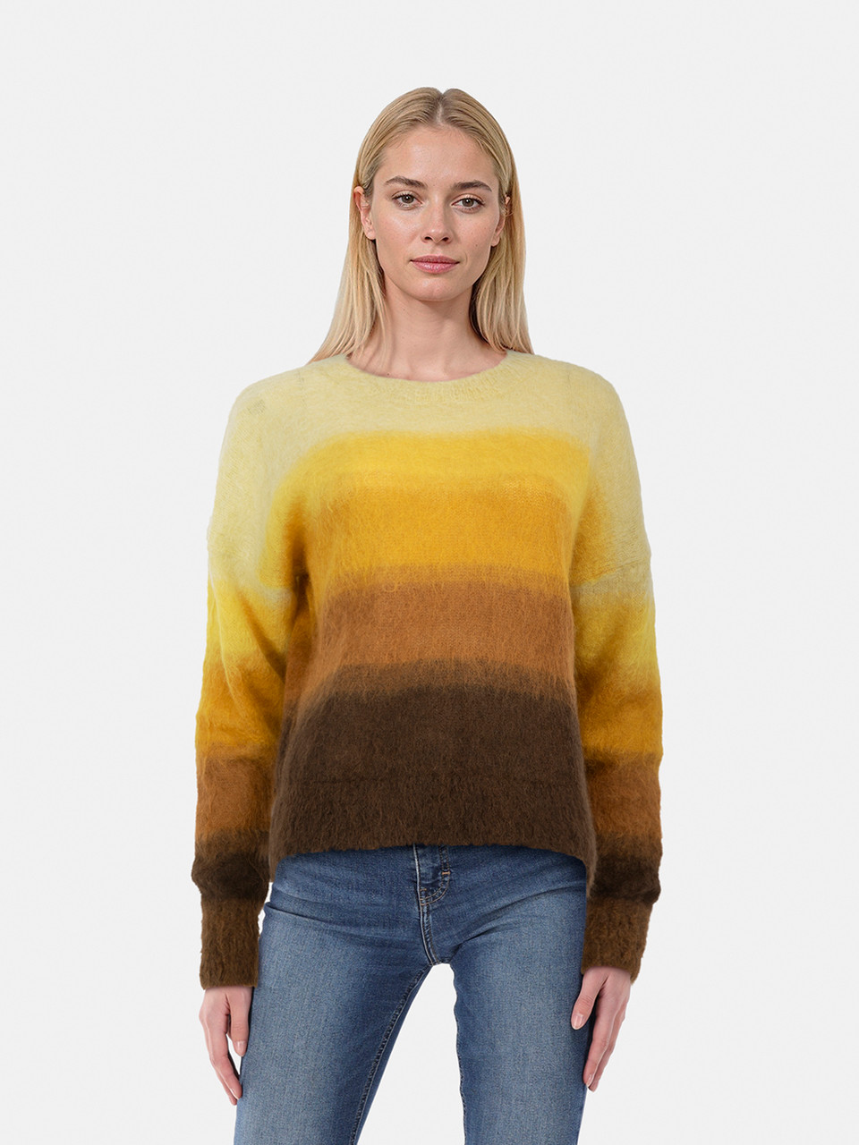 Isabel Marant Isabel Marant Étoile Yellow & Brown Drussell Sweater