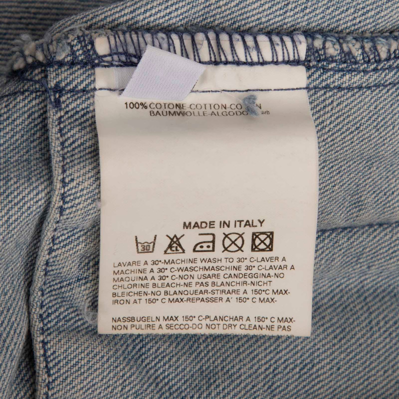 Maison Margiela Blue Denim Double Breasted Jacket