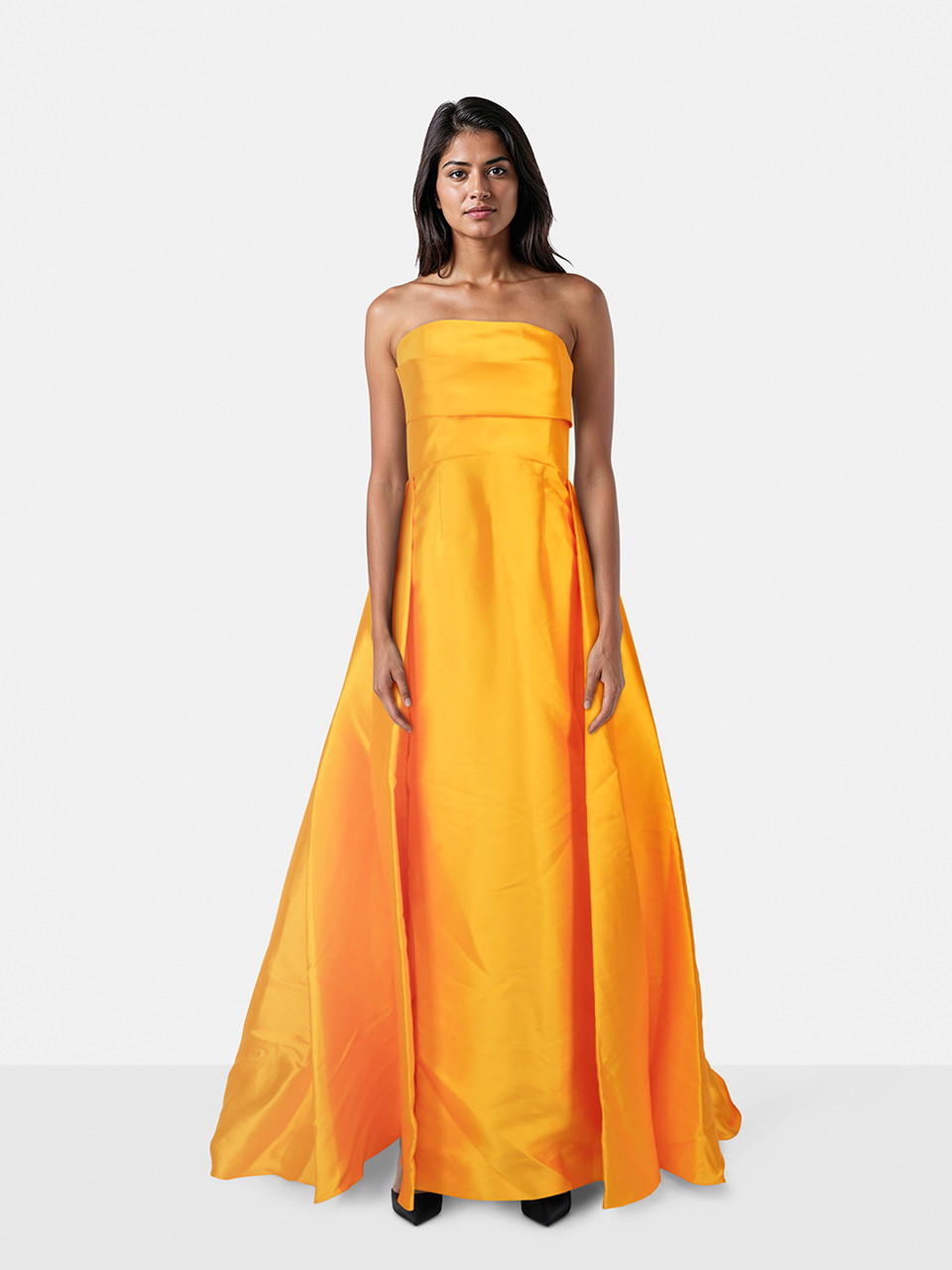 Solace London Orange Tiffany Maxi Dress