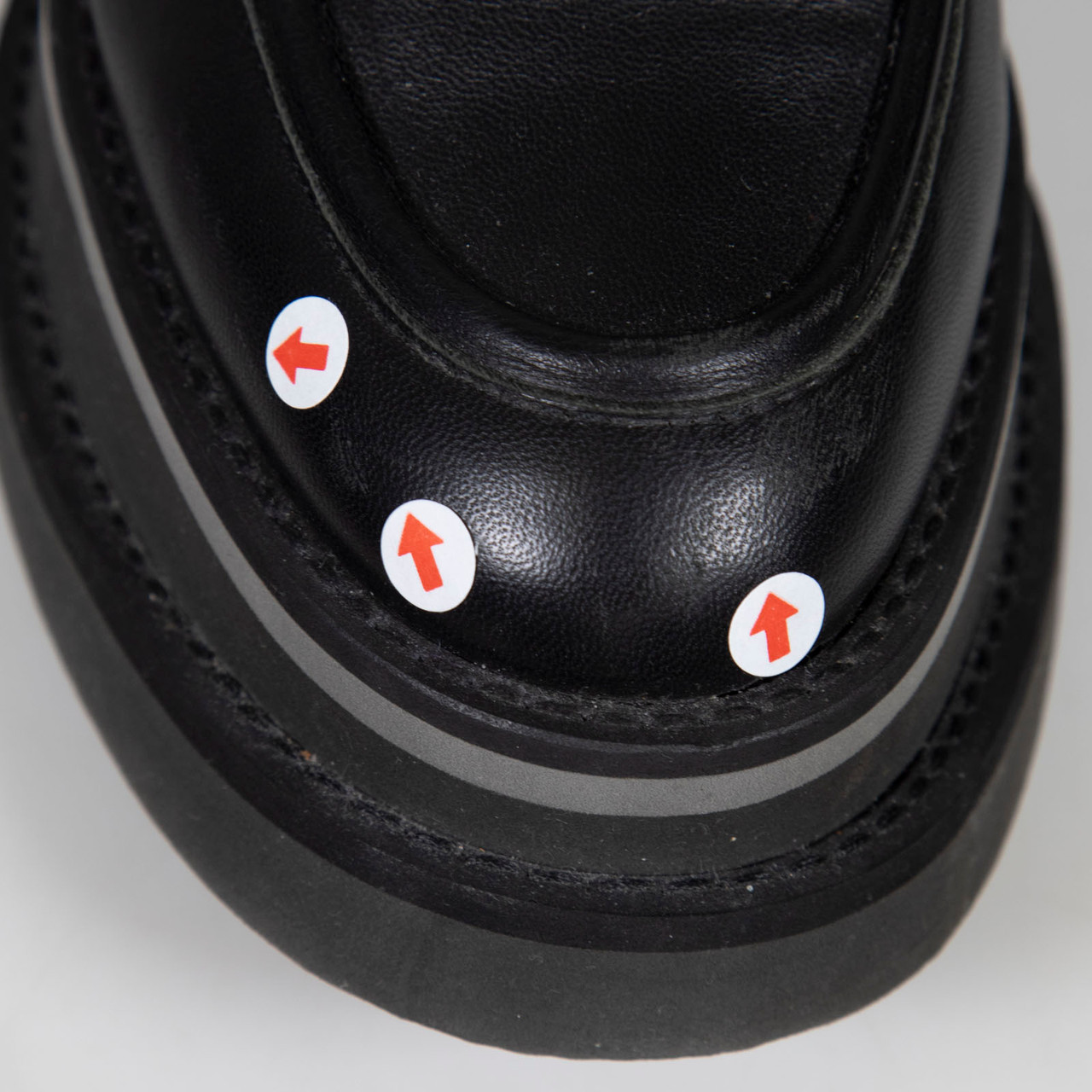 Clergerie Black Platform Leather Loafers