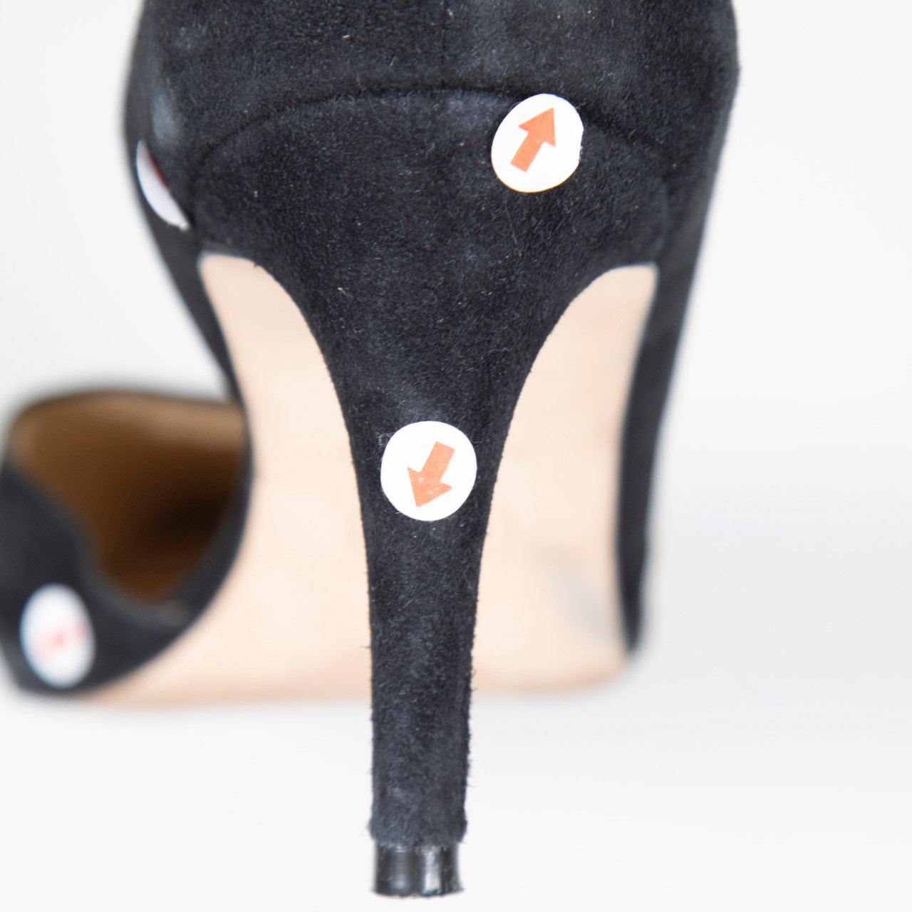 By Malene Birger Black Suede D'Orsay Pumps