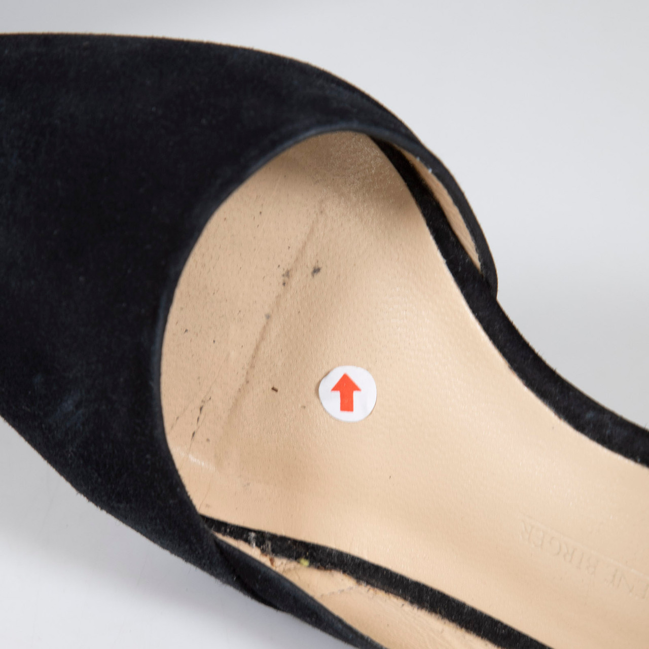 By Malene Birger Black Suede D'Orsay Pumps