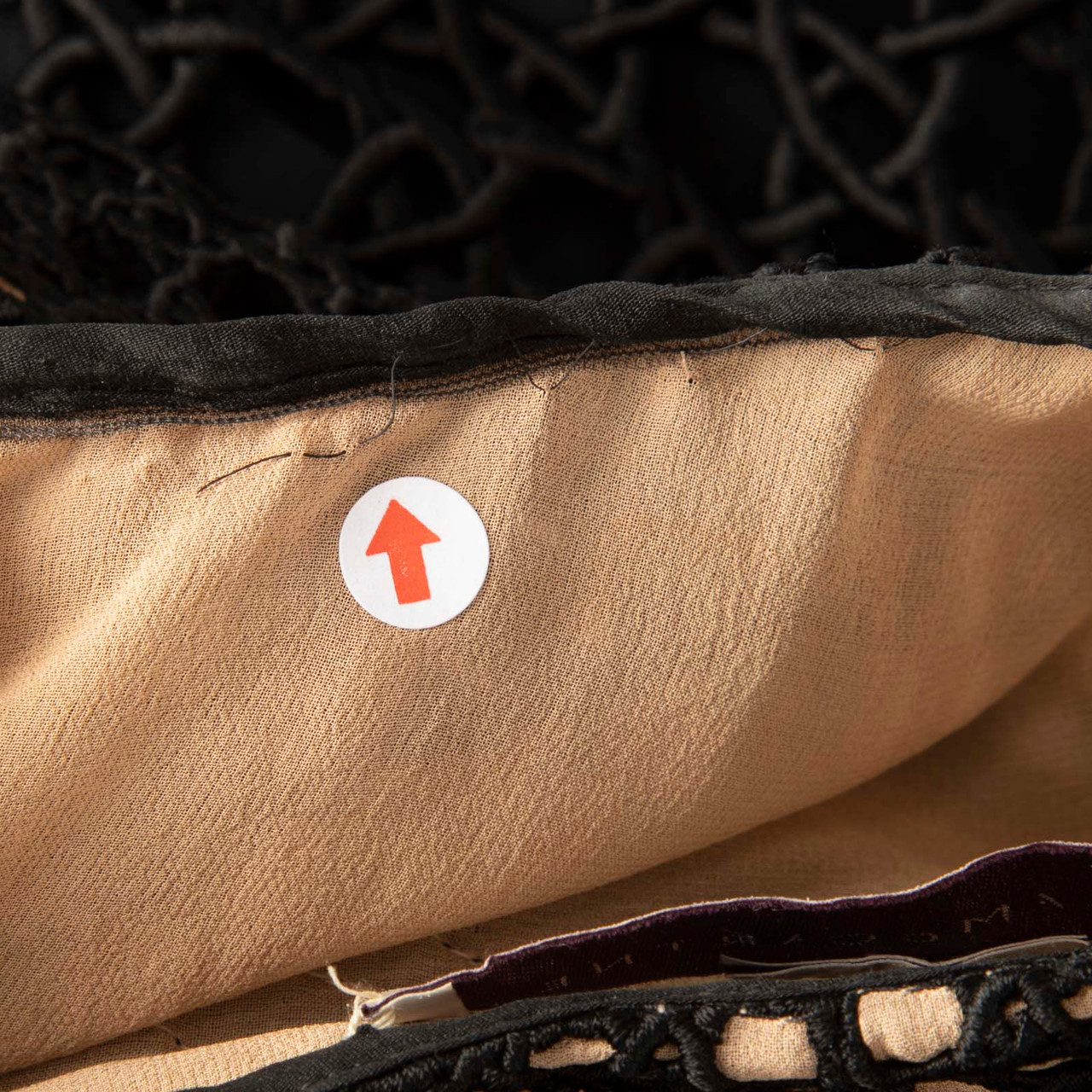 Stella McCartney Black Lace Fringe Trim Dress