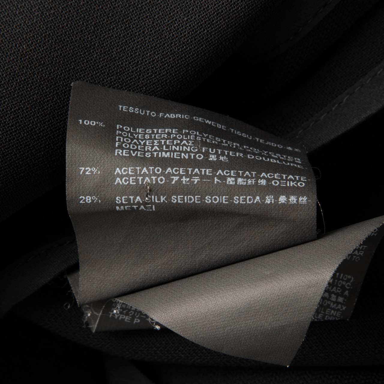 Balenciaga Black Sleeveless Asymmetric Top