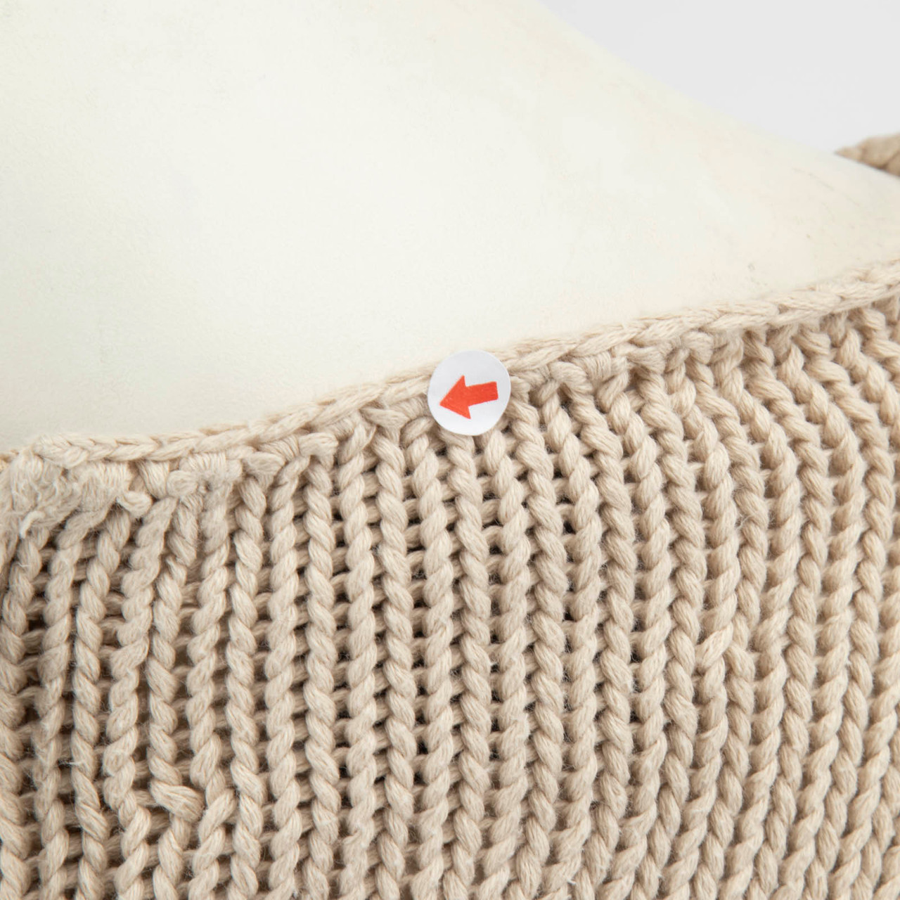 Acne Studios Beige Long Sleeve Oversized Jumper