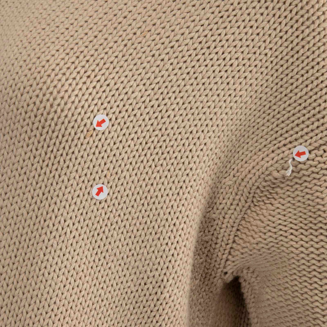 Acne Studios Beige Long Sleeve Oversized Jumper