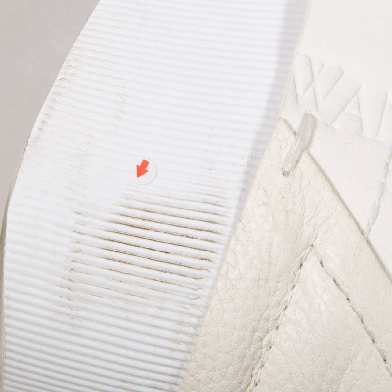 J.W.Anderson White Leather Logo Embossed Trainers