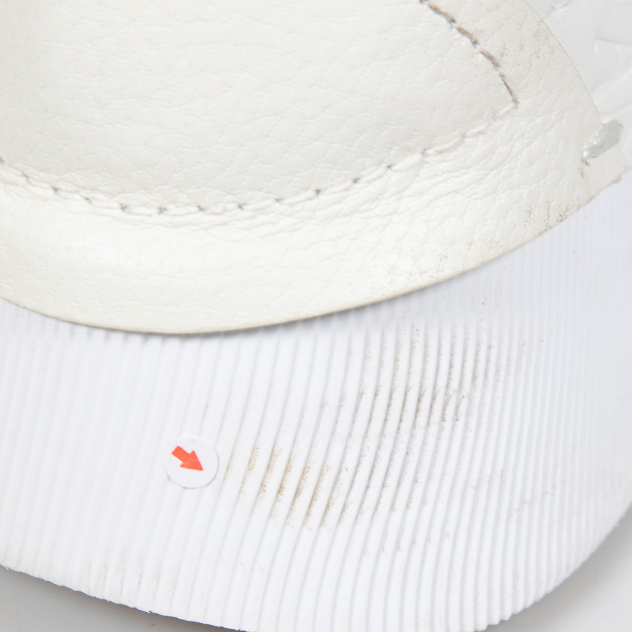 J.W.Anderson White Leather Logo Embossed Trainers