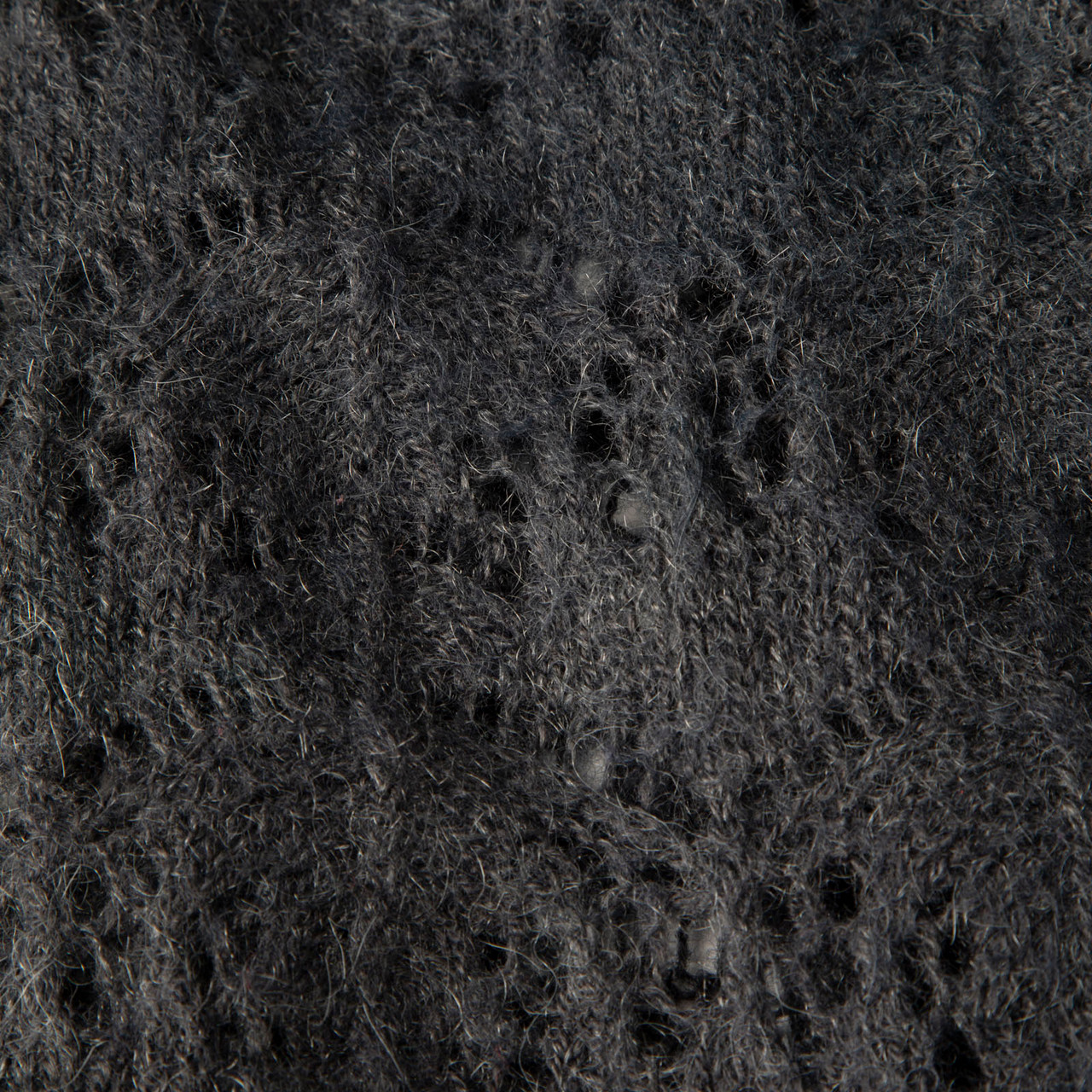 Dolce & Gabbana Grey Open Knit Sheer Jumper