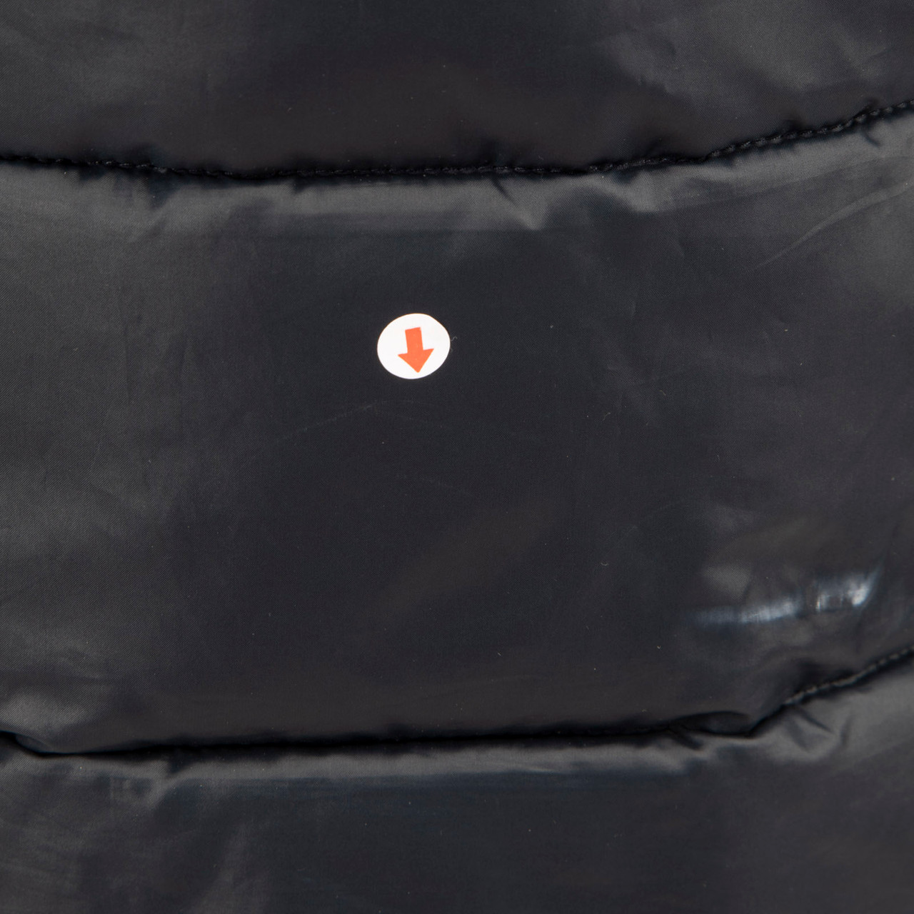 Roberto Cavalli Navy Hooded Puffer Coat