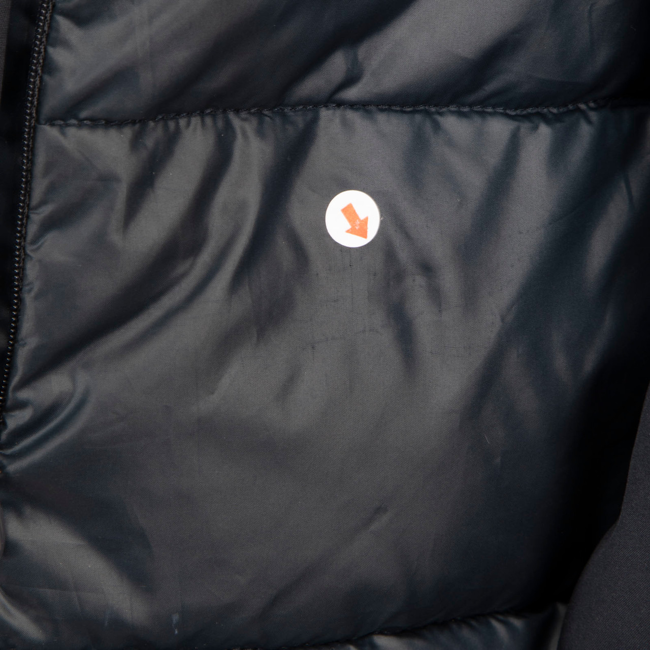 Roberto Cavalli Navy Hooded Puffer Coat