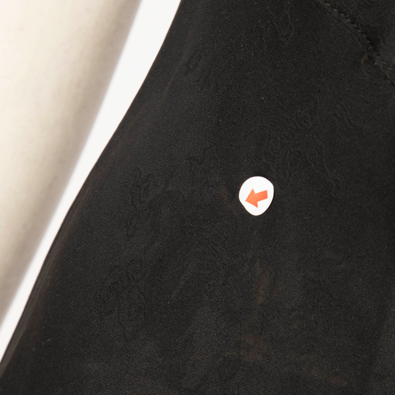 Réalisation Black Silk Floral Jacquard Mini Dress