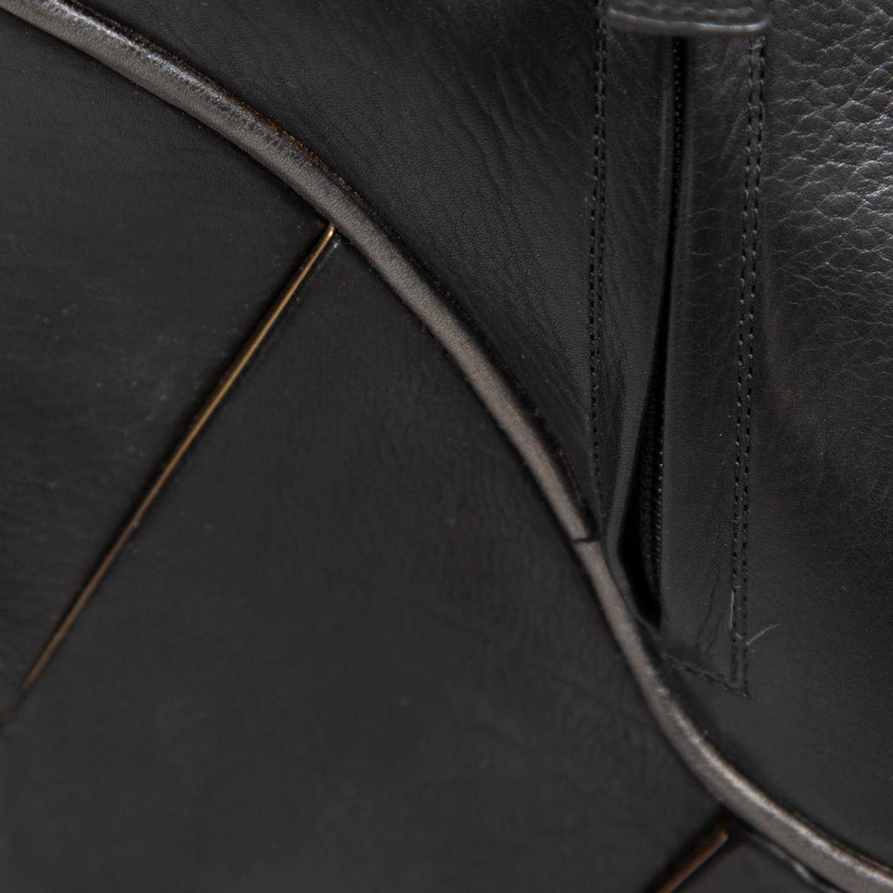 Lanvin 2010 Hiven Black Leather Wedge Ankle Boots