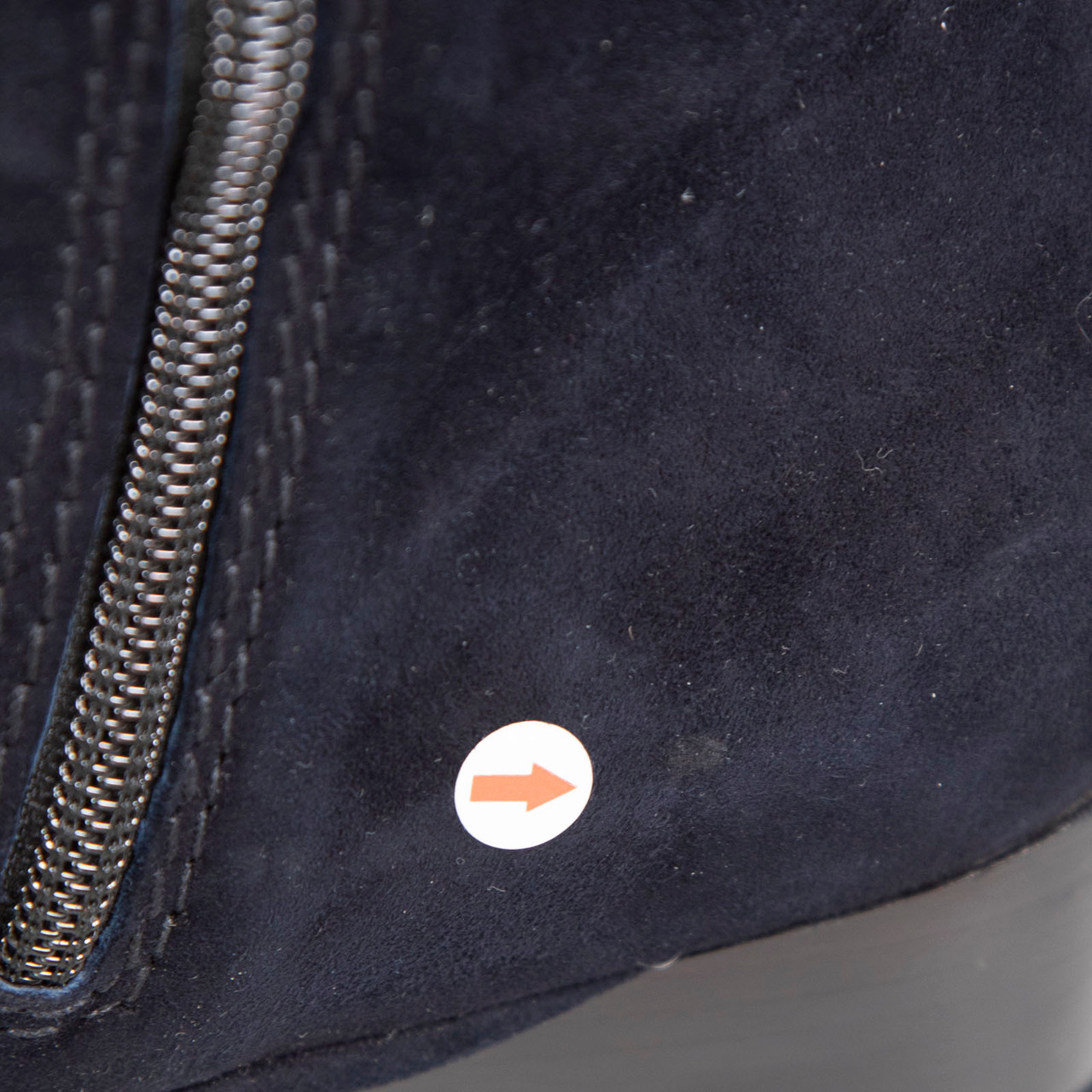 Fratelli Rossetti Navy Suede Low Wedge Boots