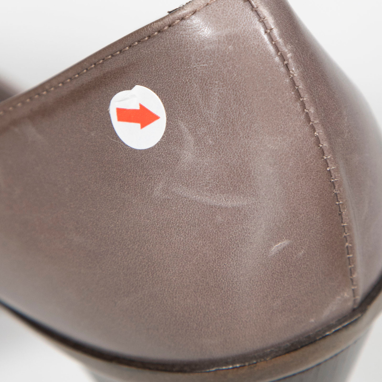 Salvatore Ferragamo Brown Leather Bow Detail Pumps