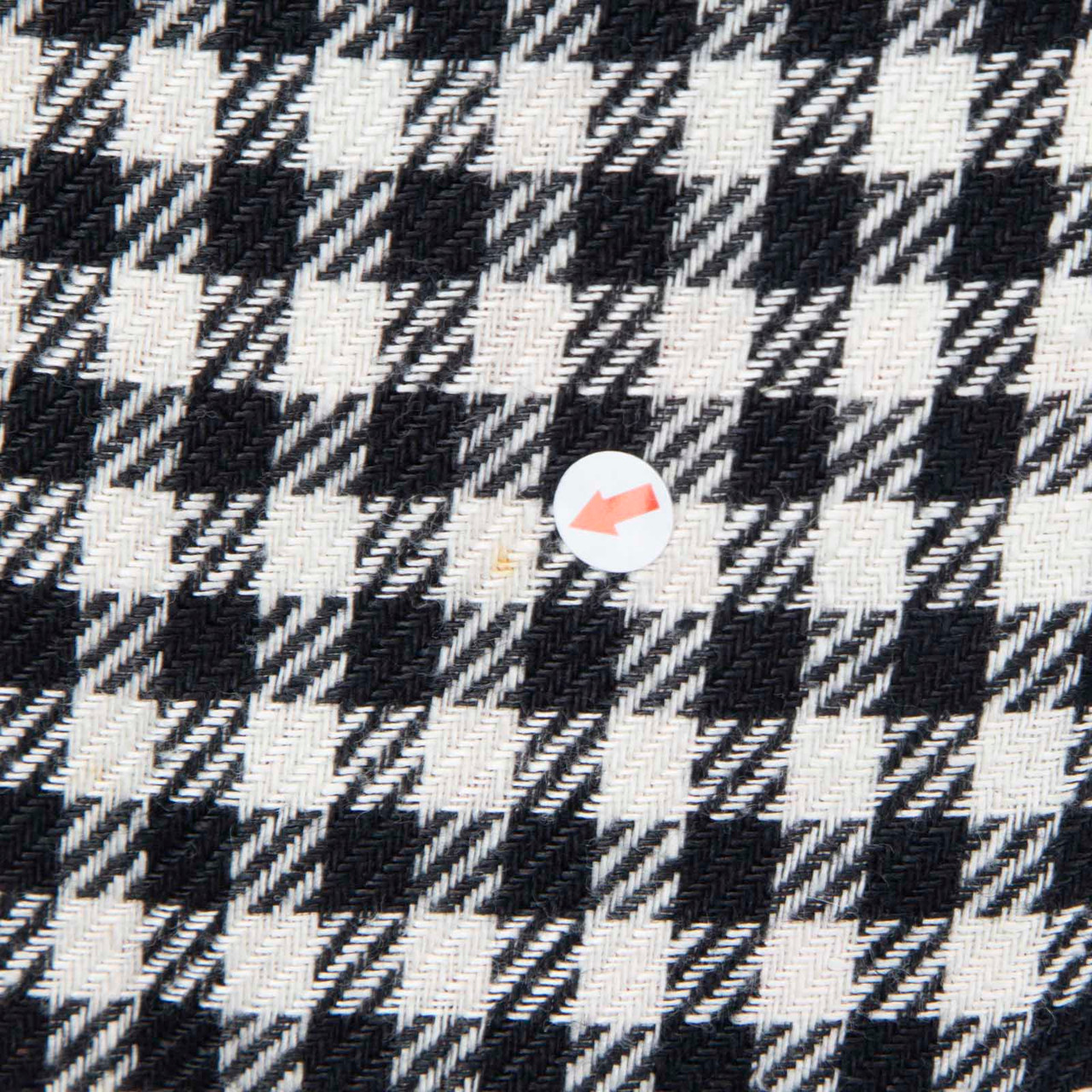 Chanel Vintage 80s Black & White Houndstooth Skirt