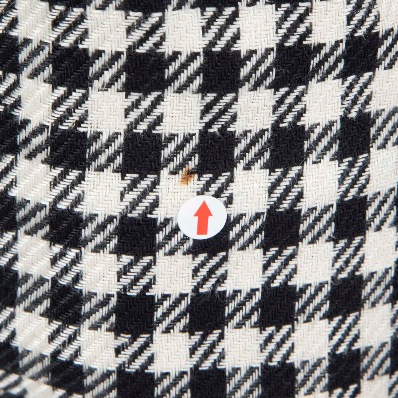 Chanel Vintage 80s Black & White Houndstooth Skirt